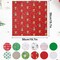 Christmas Tissue Paper, 180 Sheets 19.7" x 19.7" Xmas Wrapping Paper in 12 Different Designs Christmas Series Tissue Paper Bulk for Gift Wrapping Wine Bottles DIY Crafts Decor